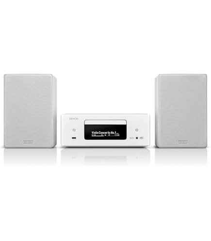 Denon Ceol N10 Wireless and CD Hi-Fi System - White: Amazon.co.uk